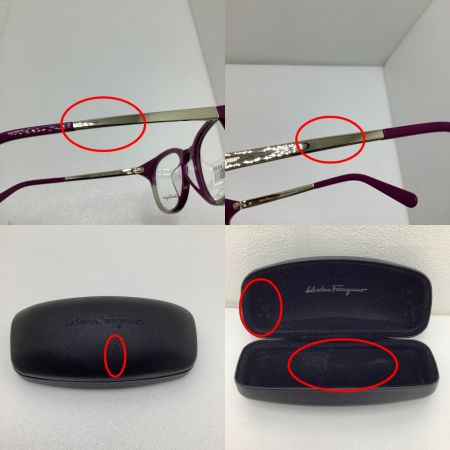  Salvatore Ferragamo サルヴァトーレフェラガモ 眼鏡 Salvatore Ferragamo フェラガモ  SF2791A パープル×ゴールド