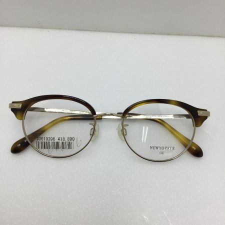  NEWYORKER ニューヨーカ 眼鏡 NEWYORKER ニューヨーカー ボストン トータスカラー NY6260