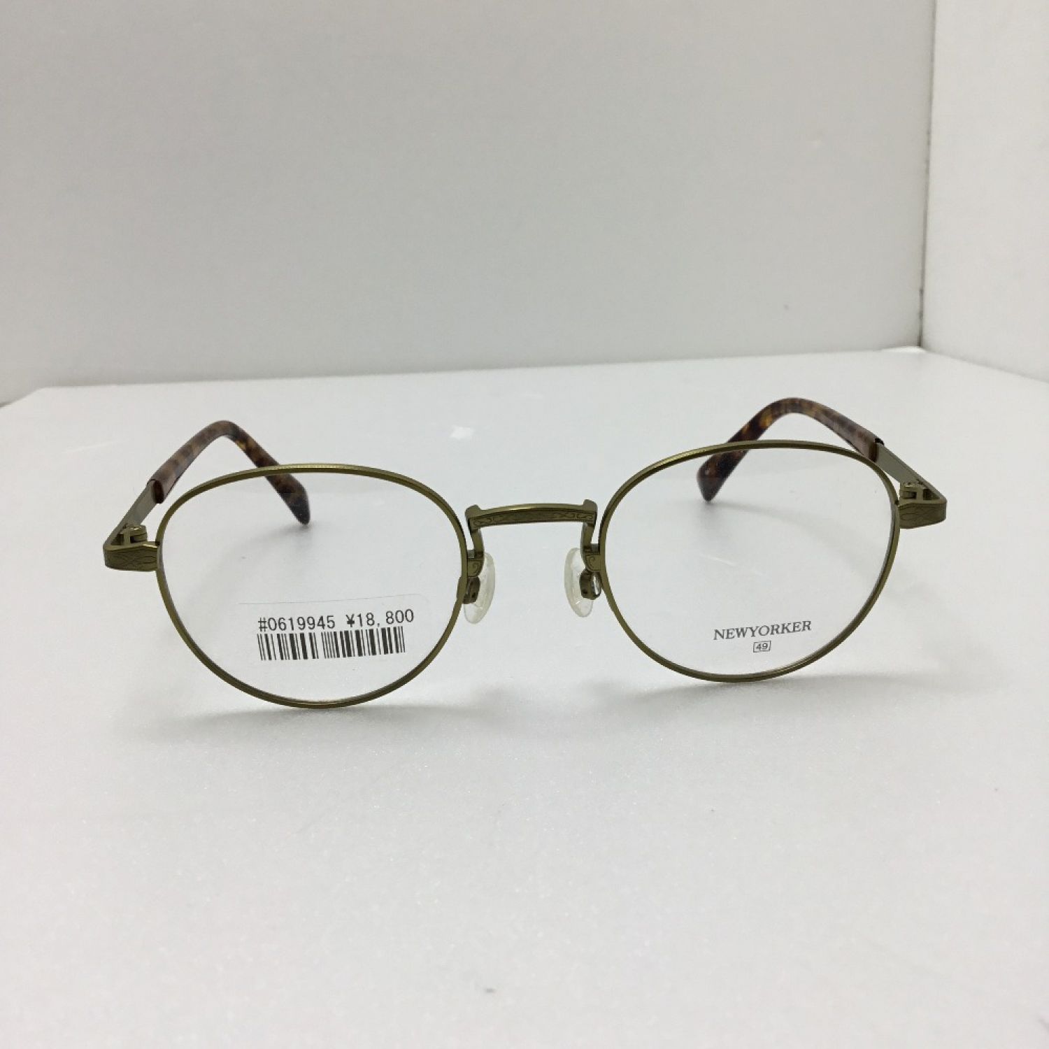 中古】 NEWYORKER ニューヨーカ 眼鏡 NEWYORKER ニューヨーカー