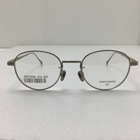  NEWYORKER ニューヨーカ 眼鏡 NEWYORKER ニューヨーカー NY6263 シルバー