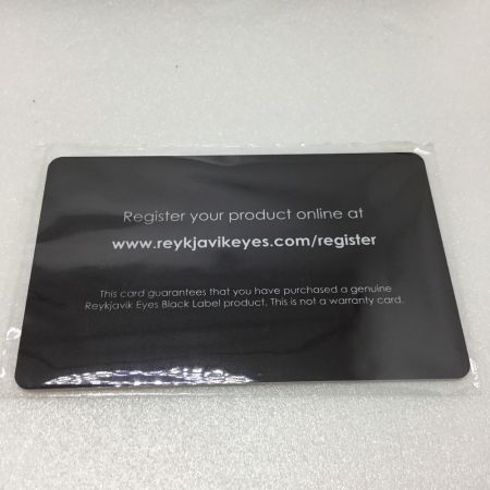   眼鏡 REYKJAVIK EYES BLACK LABEL ボストン VOR