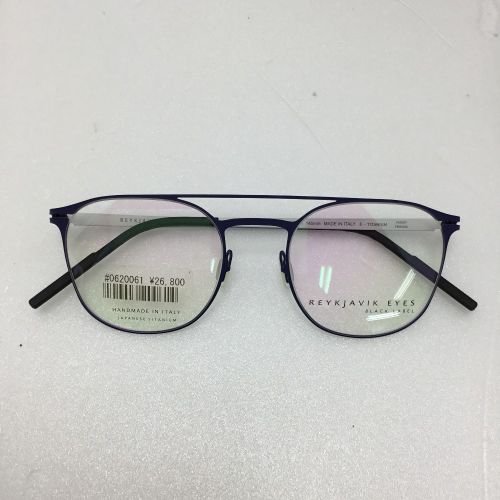 中古】 眼鏡 REYKJAVIK EYES BLACK LABEL ボストン VOR Aランク｜総合