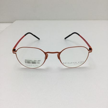  REYKJAVIK 眼鏡 JESPER Col 3  オレンジ x レッド