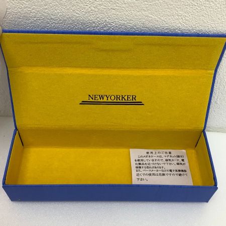  NEWYORKER ニューヨーカ 眼鏡 NEWYORKER ニューヨーカー ブラック N6268-49-BK