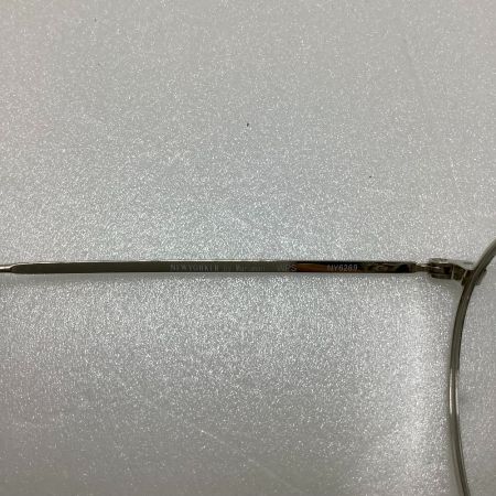  NEWYORKER ニューヨーカ 眼鏡 NEWYORKER ラウンド ブラックｘシルバー NY6269 ブラック×シルバー
