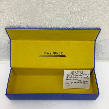  NEWYORKER ニューヨーカ 眼鏡 NEWYORKER ラウンド ブラックｘシルバー NY6269 ブラック×シルバー