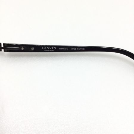  LANVIN ランバン  眼鏡 LANVIN ランバン　ブラック　TITANIUM　COL.0530 VLC032J