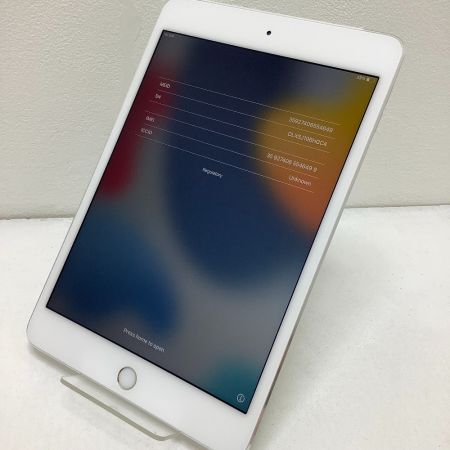  Apple アップル タブレット Apple iOS iPad mini 4 Wi-Fi+Cellular 32GB ドコモ MNWF2J/A シルバー