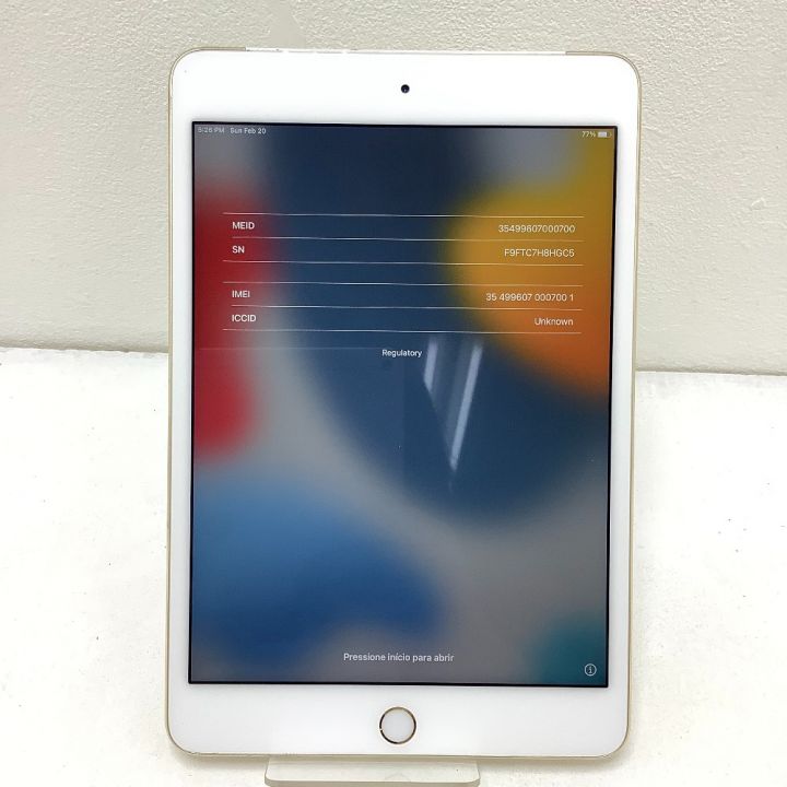 iPad mini 4 Wi-Fi Cellular 32GB ゴールド MN… iPad mini 4 Wi-Fi