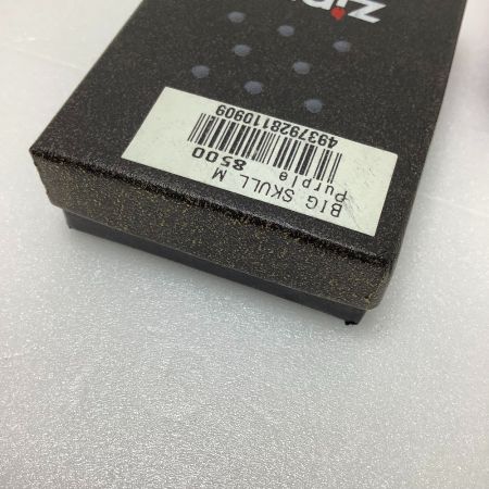   ライター ZIPPO ジッポ BIG SKULL ビッグスカル パープル