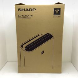 ▲▲ SHARP シャープ 未使用品 加湿空気清浄機 プラズマクラスター  KC-N500Y-W ホワイト Sランク