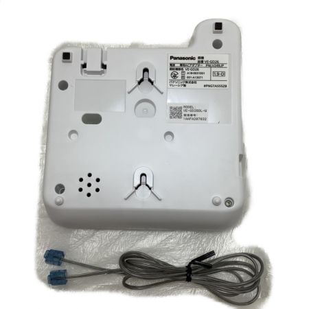  Panasonic パナソニック コードレス電話機（子機1台付） VE-GD26DL-W ホワイト