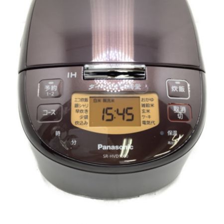  Panasonic パナソニック 炊飯器 IH炊飯ジャー SR-HVD1000-T ブラウン