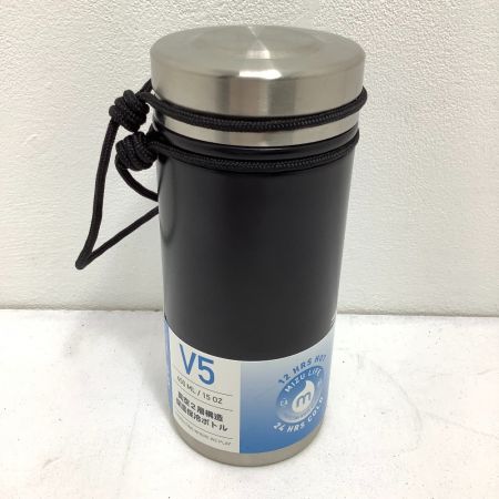  MIZU 未使用品  ステンレスボトル 保温 保冷 水筒 ミズボトル V5 ブラック 450ｍｌ