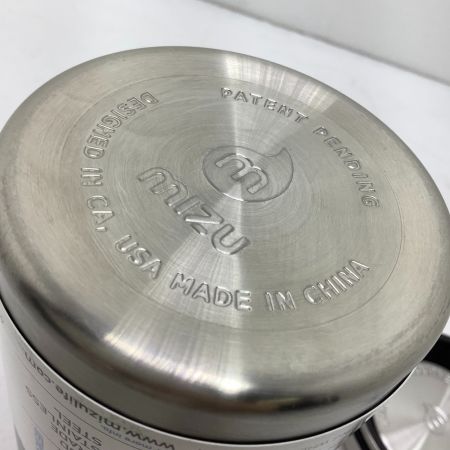  MIZU 未使用品  ステンレスボトル 保温 保冷 水筒 ミズボトル V5 ブラック 450ｍｌ
