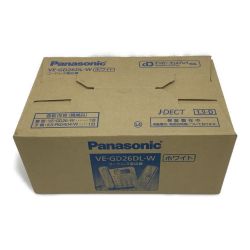▲▲ Panasonic パナソニック コードレス電話機（子機1台付） VE-GD26DL-W ホワイト Sランク