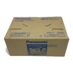 ▲▲ Panasonic パナソニック コードレス電話機（子機1台付） VE-GD26DL-W ホワイト Sランク