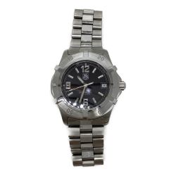 ▲▲ TAG HEUER タグホイヤー クオーツ腕時計　TAG HEUER　200METERS　エクスクルーシブプロフェッショナル　　黒文字盤　本体のみ WN1110 Bランク
