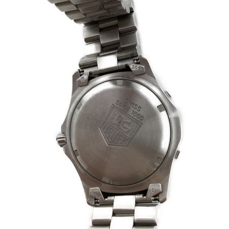  TAG HEUER タグホイヤー クオーツ腕時計　TAG HEUER　200METERS　エクスクルーシブプロフェッショナル　　黒文字盤　本体のみ WN1110