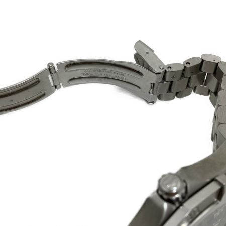  TAG HEUER タグホイヤー クオーツ腕時計　TAG HEUER　200METERS　エクスクルーシブプロフェッショナル　　黒文字盤　本体のみ WN1110