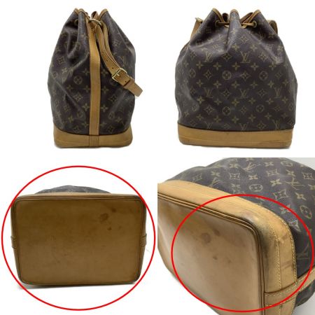  LOUIS VUITTON ルイヴィトン ショルダーバッグ ノエ モノグラム 巾着 M422224 ブラウン