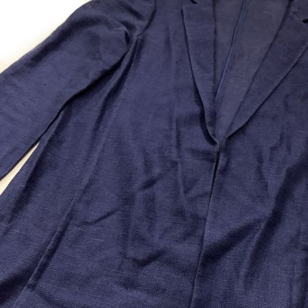  Leilian レリアン ジャケット ブルー レディース 麻 綿 ブルー