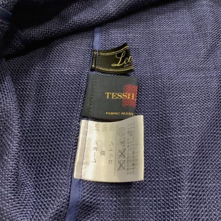  Leilian レリアン ジャケット ブルー レディース 麻 綿 ブルー