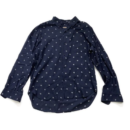 中古 Kapital キャピタル メンズシャツ 7分袖シャツ ネイビー ブランド Size Mメンズシャツ 7分袖シャツ ブランド Size M ネイビー Cランク 総合リサイクルショップ なんでもリサイクルビッグバン オンラインショップ
