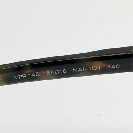  PRADA プラダ 眼鏡 眼鏡フレーム  55□16 140 ケース無し VPR 14S ブラウン