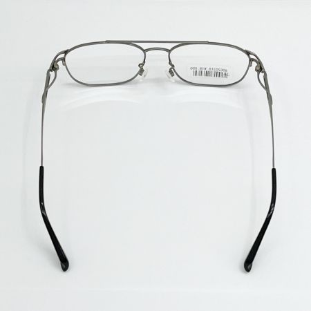   Darwin ダーヴィン 伊達メガネ 眼鏡 ケース付 D0042-54-GR シルバー×ブラック