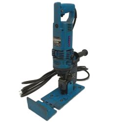 ☆☆ Ogura オグラ《 電動油圧式 パンチャー 》100mm / HPC-18N スカイブルー Cランク