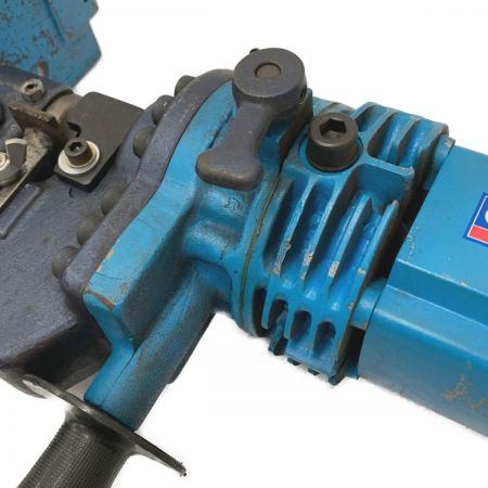  Ogura オグラ《 電動油圧式 パンチャー 》100mm / HPC-18N スカイブルー