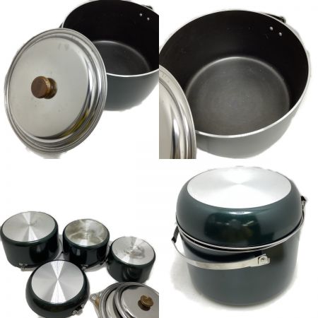  Coleman コールマン アウトドア 鍋セット クッカー フライパン 4点セット グリーン