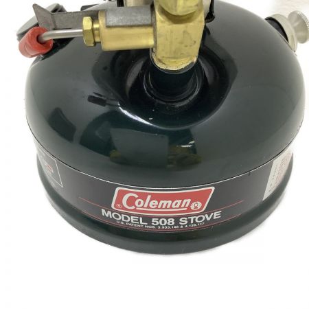  Coleman コールマン STOVE シングルガスバーナー ケース付き 508 グリーン