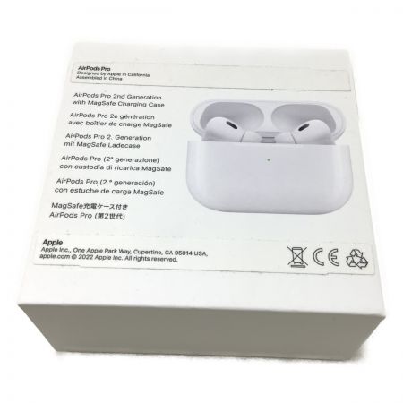  Apple アップル AirPods PRO2 ワイヤレスイヤホン  MQD83J/A
