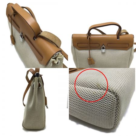  HERMES エルメス HERMES ショルダーバッグ エールラインPM 038465CK-21 □H刻印 038465CK-21 ベージュ