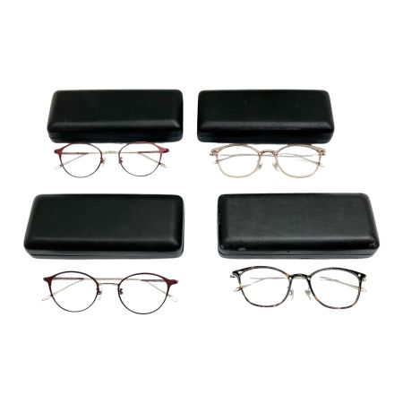 eits エイチ 眼鏡フレーム メガネ 4個セット ケース付き 