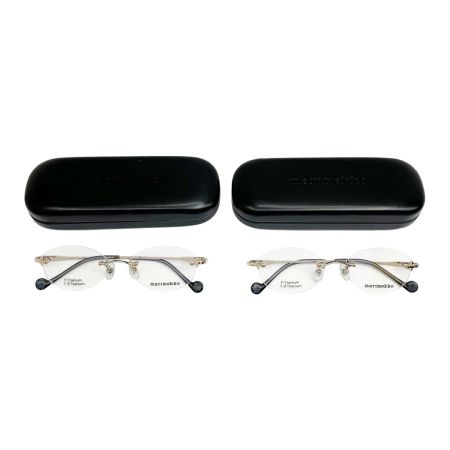  Marimekko マリメッコ 眼鏡フレーム 2個セット ケース付き