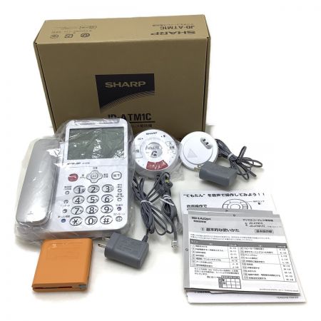  SHARP シャープ コードレス電話機 てもたん付き JD-ATMIC ホワイト