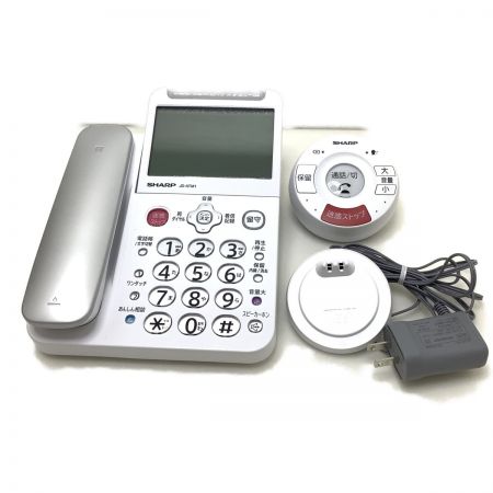  SHARP シャープ コードレス電話機 てもたん付き JD-ATMIC ホワイト