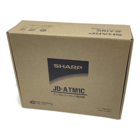  SHARP シャープ コードレス電話機 てもたん付き JD-ATMIC ホワイト