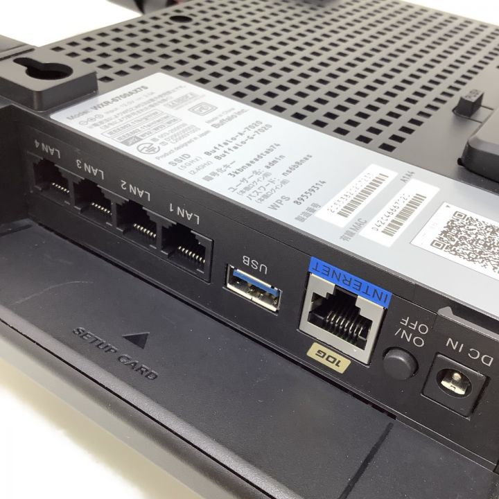 BAFFALO バッファロー ルーター スイッチングハブ付 AX7 WXR-5700AX7S