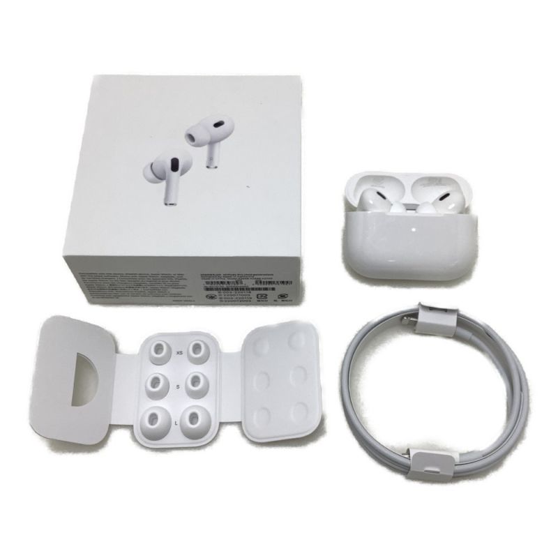 中古】 Apple アップル AirPods PRO 2 ワイヤレスイヤホン MQD83J/A