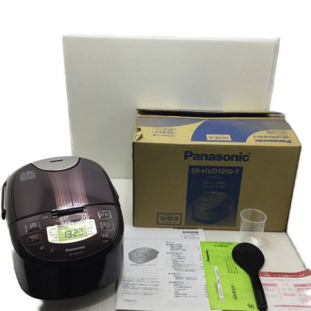 Panasonic パナソニック 炊飯器 IH炊飯ジャー Panasonic SR-HVD1010-T 2022年製 5.5合(1.0L)  SR-HVD1010-T