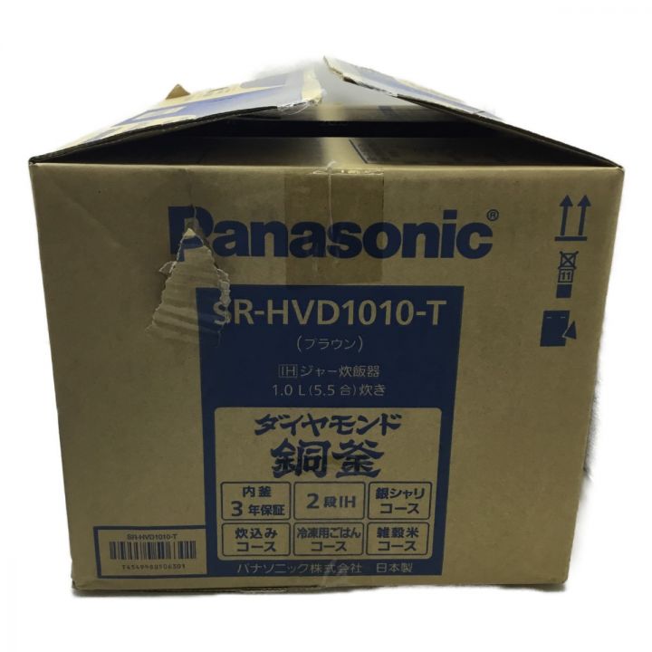 Panasonic パナソニック 炊飯器 IH炊飯ジャー Panasonic SR-HVD1010-T 2022年製 5.5合(1.0L) SR- HVD1010-T｜中古｜なんでもリサイクルビッグバン