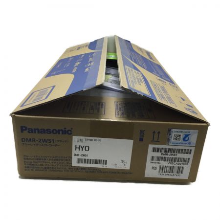  Panasonic パナソニック Blu-rayレコーダー Panasonic DMR-2W51 付属品完備 DMR-2W51 ブラック