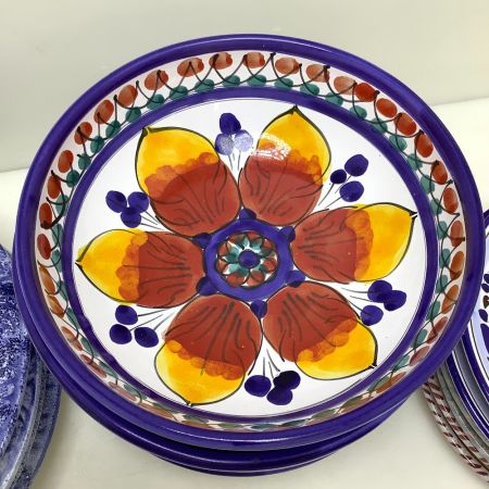   TGM ハンドメイド 陶器 イタリア食器まとめ 24点 絵皿 ティーカップ ソーサー など