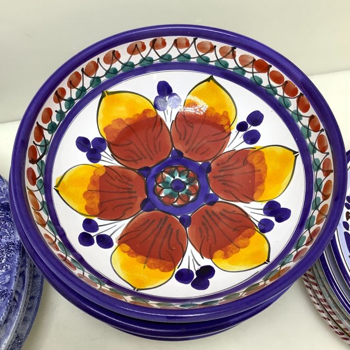 TGM ハンドメイド 陶器 イタリア食器まとめ 24点 絵皿 ティーカップ