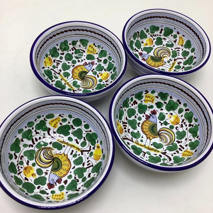 TGM ハンドメイド 陶器 イタリア食器まとめ 24点 絵皿 ティーカップ