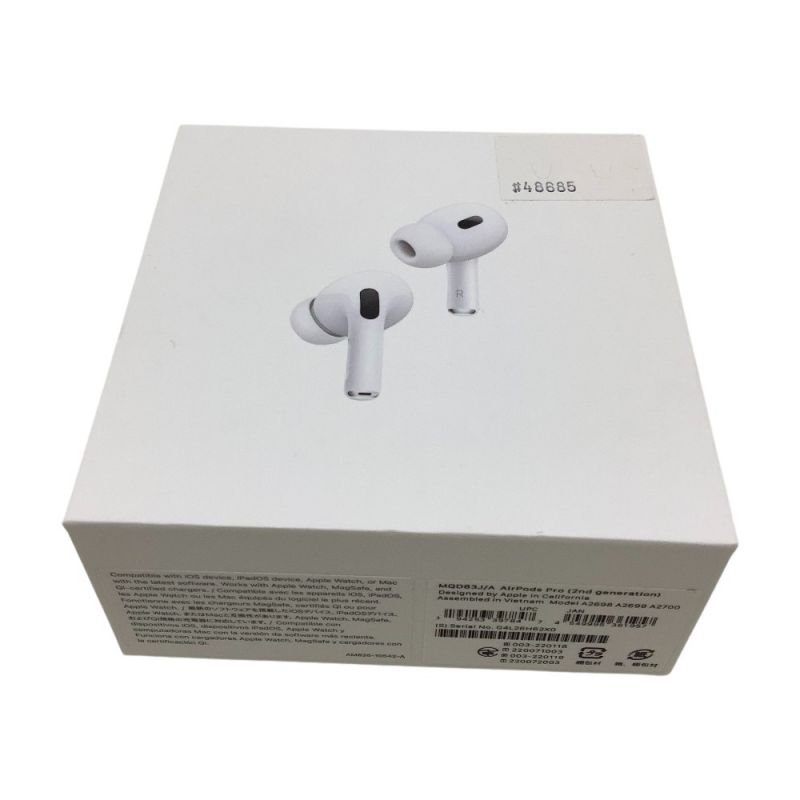 中古】 Apple アップル AirPods PRO ワイヤレスイヤホン 第二世代